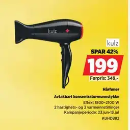 POWER Hårføner tilbud