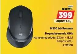 POWER M330 trådløs mus tilbud