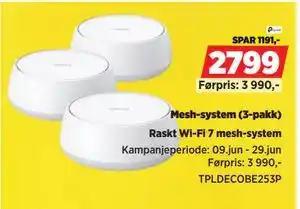 POWER Mesh-system (3-pakk) tilbud