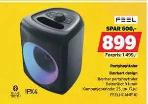 POWER Partyhøyttaler tilbud