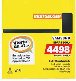 POWER Dolby Atmos lydplanke tilbud