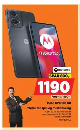 POWER Moto G24 128 GB tilbud