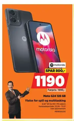 POWER Moto G24 128 GB tilbud