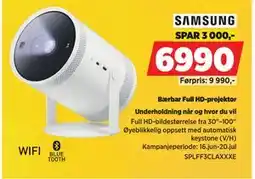 POWER Bærbar Full HD-projektor tilbud