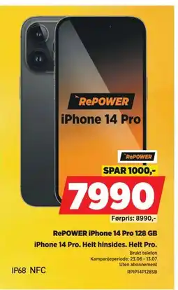 POWER RePOWER iPhone 14 Pro 128 GB tilbud