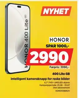 POWER 400 Lite GB. Intelligent kameraknapp for raske bilder tilbud