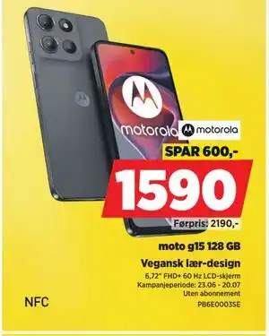 POWER moto g15 128 GB tilbud