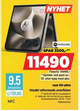 POWER razr 60 ultra tilbud