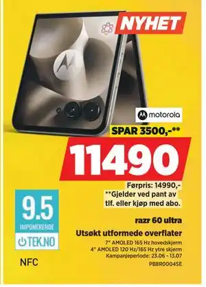 POWER razr 60 ultra tilbud