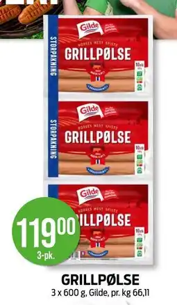 Kiwi GRILLPØLSE tilbud