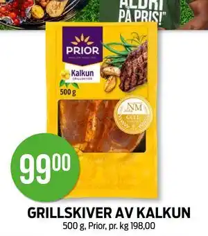 Kiwi GRILLSKIVER AV KALKUN tilbud