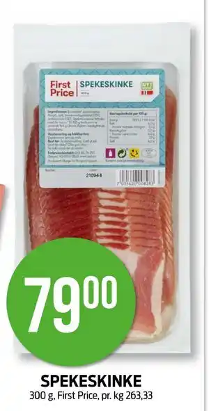Kiwi SPEKESKINKE tilbud