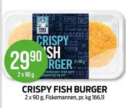 Kiwi CRISPY FISH BURGER tilbud