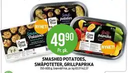 Kiwi SMASHED POTATOES, SMÅPOTETER, GRILLPAPRIKA tilbud