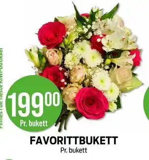 Kiwi FAVORITTBUKETT tilbud
