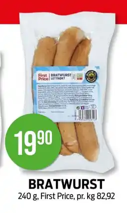 Kiwi BRATWURST tilbud