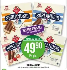 Kiwi SØRLANDSIS tilbud