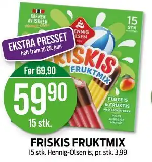 Kiwi FRISKIS FRUKTMIX tilbud