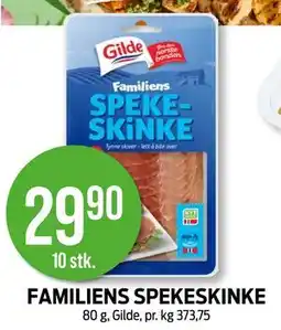 Kiwi FAMILIENS SPEKESKINKE tilbud