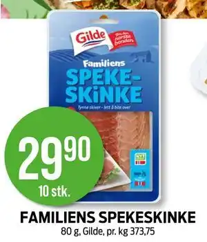 Kiwi FAMILIENS SPEKESKINKE tilbud