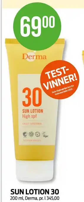 Kiwi SUN LOTION 30 tilbud