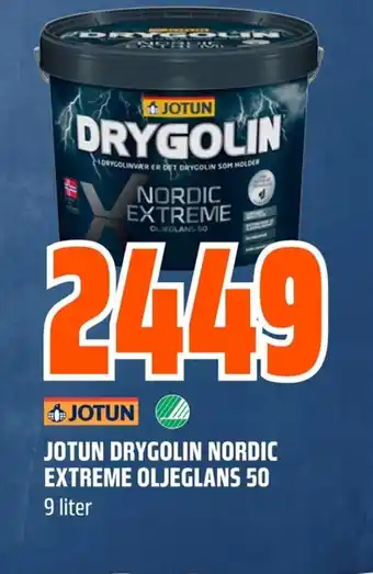 Coop Obs JOTUN DRYGOLIN NORDIC EXTREME OLJEGLANS 50 tilbud