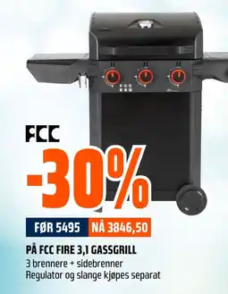 Coop Obs PÅ FCC FIRE 3,1 GASSGRILL tilbud