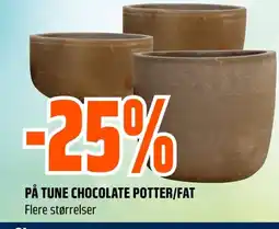 Coop Obs PÅ TUNE CHOCOLATE POTTER/FAT tilbud