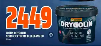 Coop Obs JOTUN DRYGOLIN NORDIC EXTREME OLJEGLANS 50 tilbud