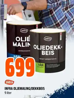 Coop Obs INFRA OLJEMALING/DEKKBEIS tilbud
