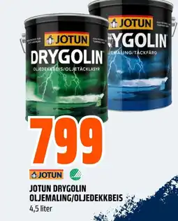 Coop Obs JOTUN DRYGOLIN OLJEMALING/OLJEDEKKBEIS tilbud