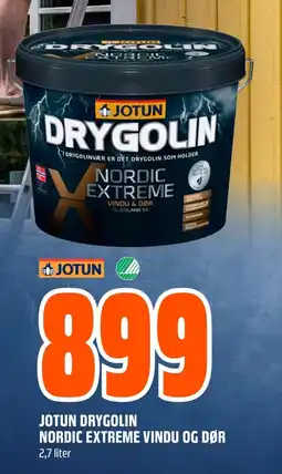 Coop Obs JOTUN DRYGOLIN NORDIC EXTREME VINDU OG DØR 2,7 liter tilbud