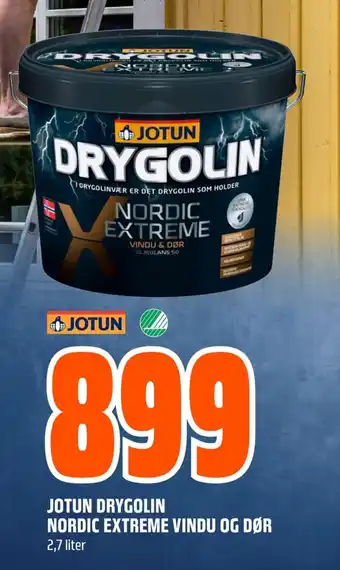 Coop Obs JOTUN DRYGOLIN NORDIC EXTREME VINDU OG DØR 2,7 liter tilbud