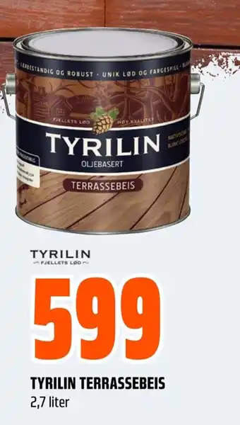 Coop Obs TYRILIN TERRASSEBEIS tilbud