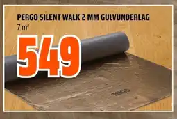 Coop Obs PERGO SILENT WALK 2 MM GULVUNDERLAG 7 m² tilbud
