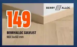 Coop Obs BERRYALLOC GULVLIST Mål 14x60 mm tilbud