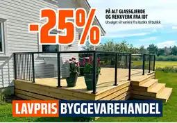 Coop Obs PÅ ALT GLASSGJERDE OG REKKVERK FRA IDT tilbud