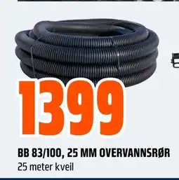Coop Obs BB 83/100, 25 MM OVERVANNSRØR tilbud