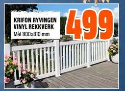 Coop Obs KRIFON RYVINGEN VINYL REKKVERK tilbud