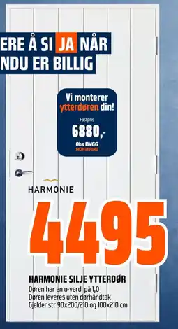 Coop Obs HARMONIE SILJE YTTERDØR tilbud