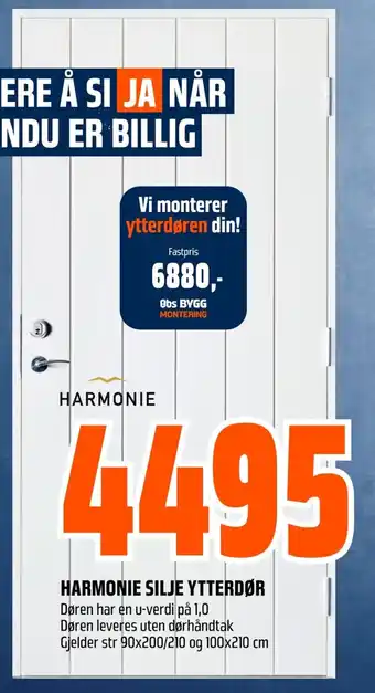 Coop Obs HARMONIE SILJE YTTERDØR tilbud