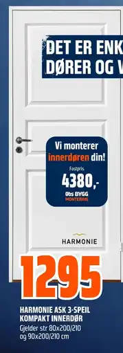 Coop Obs HARMONIE ASK 3-SPEIL KOMPAKT INNERDØR tilbud