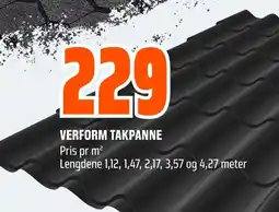Coop Obs VERFORM TAKPANNE tilbud