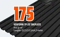 Coop Obs VERFORM TP-20 TAKPLATE tilbud