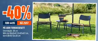 Coop Obs PÅ LOEN TERRASSESETT tilbud