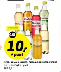 Bunnpris PÆRE·, ANANAS·, MANGO·, SITRON- OG BRINGEBÆRBRUS tilbud