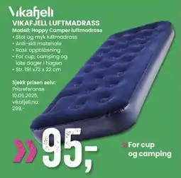 Sport Outlet VIKAFJELL LUFTMADRASS tilbud