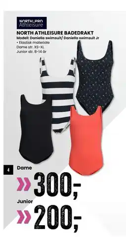 Sport Outlet NORTH ATHLEISURE BADEDRAKT tilbud