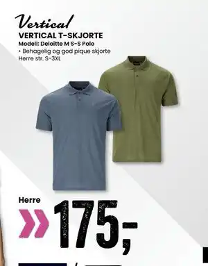 Sport Outlet VERTICAL T-SKJORTE tilbud