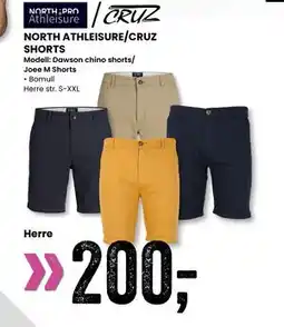 Sport Outlet NORTH ATHLEISURE/CRUZ SHORTS tilbud